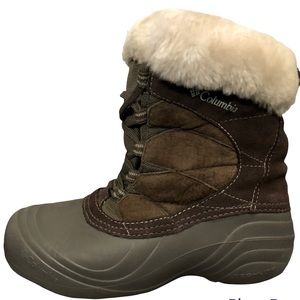 Columbia Women’s Sierra Summette Thermolite Winter Boots Size 6.5 Brown